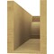 Ekena Millwork 6in. W x 8in. H x 28in. L Mediterranean Woodgrain TimberThane Rafter Tail, Primed Tan RFTUR06X08X28MEDRCPR - alternate 3